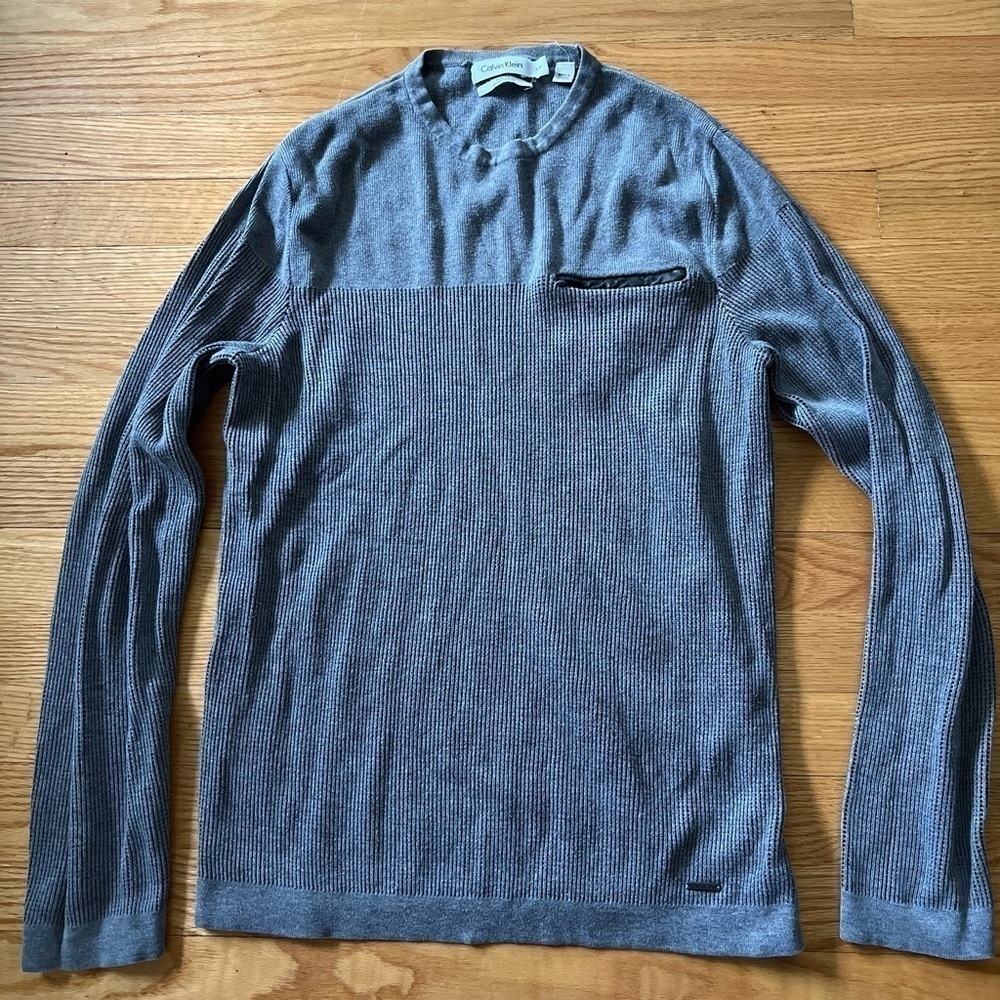 Calvin Klein body fit grey sweater